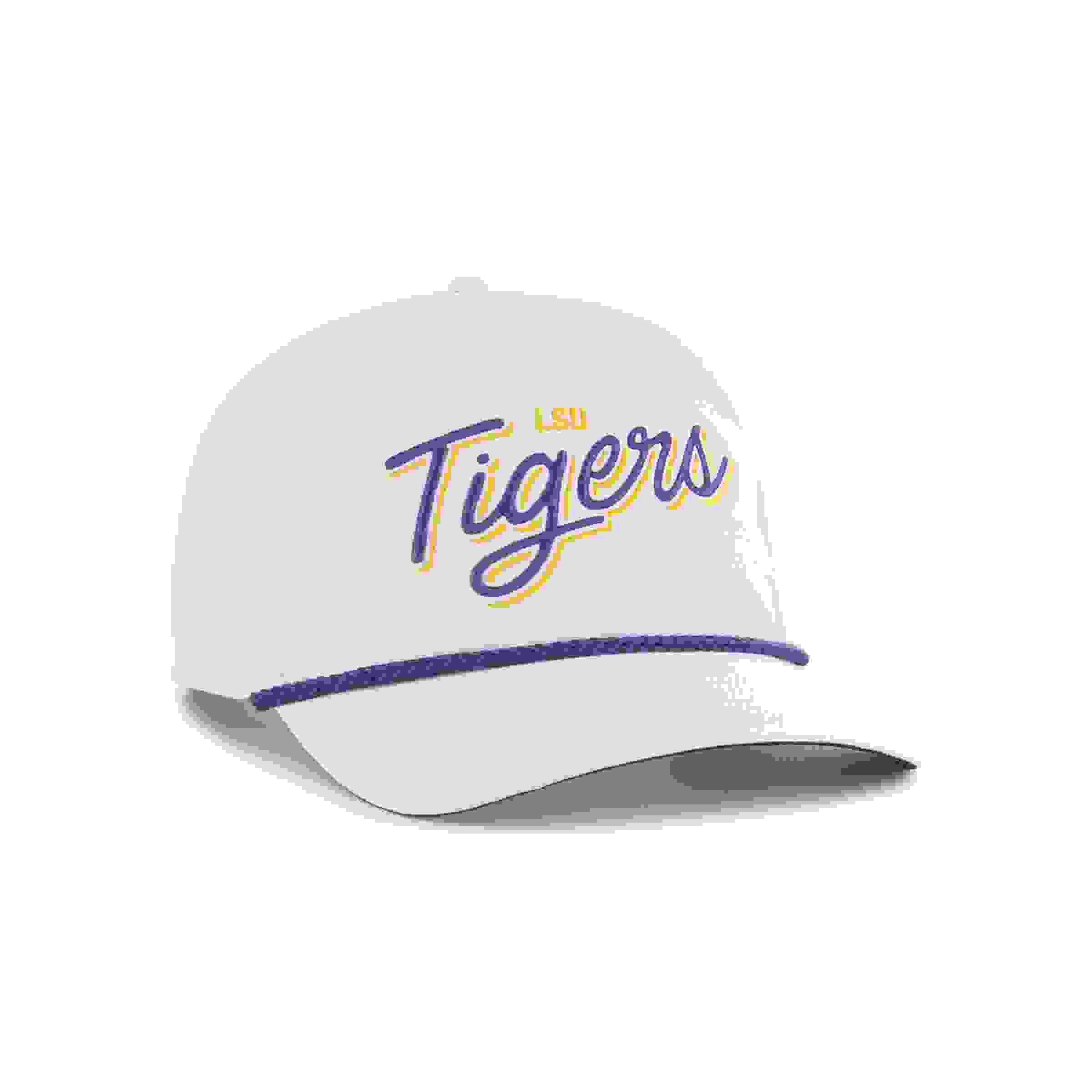47 LSU Tigers Fairway Hitch White Snapback Hat